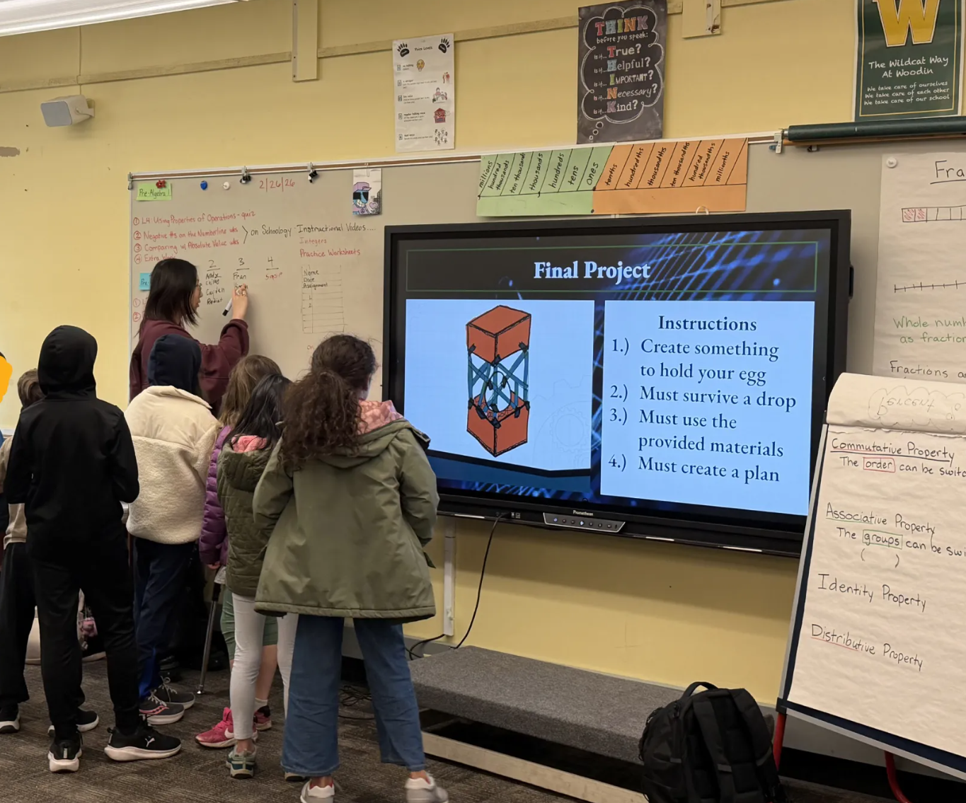 SPARK club activity with elementary students